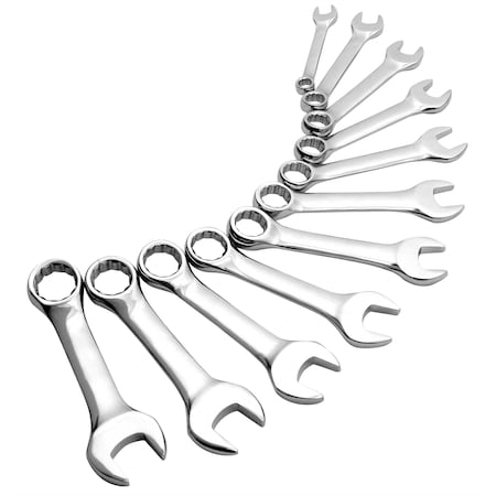 11-Piece SAE Stubby Combination Wrench Set